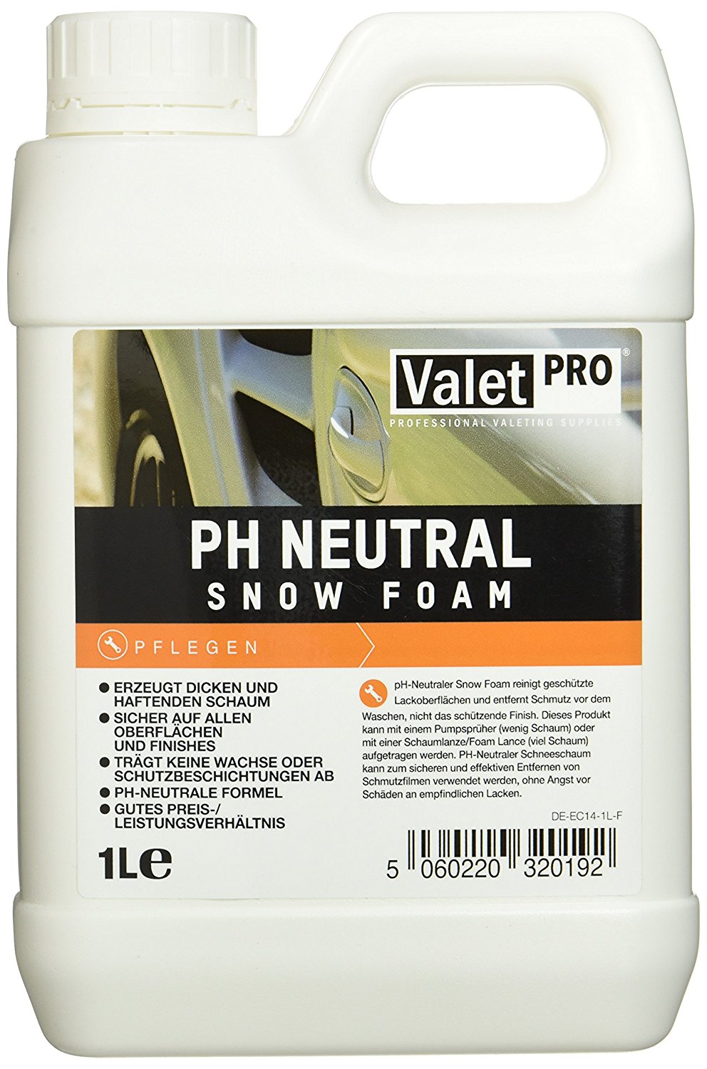 ValetPRO PH Neutral Snow Foam